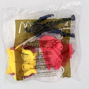 GI Joe #2 Cobra Commander Disc Backpack McDonalds Kids Happy Meal Toy 2004 NEW